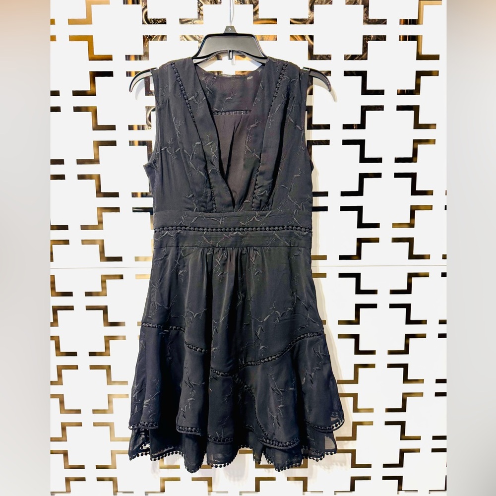 NWT, Mare Anya Dress Black, Low Cut, Layered, Size Medium. 🔥🔥🔥